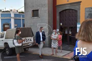 Lomo Magullo inició este sábado los cultos en honor de la Virgen de Las Nieves (Foto Francisco Javier Santana/TA)